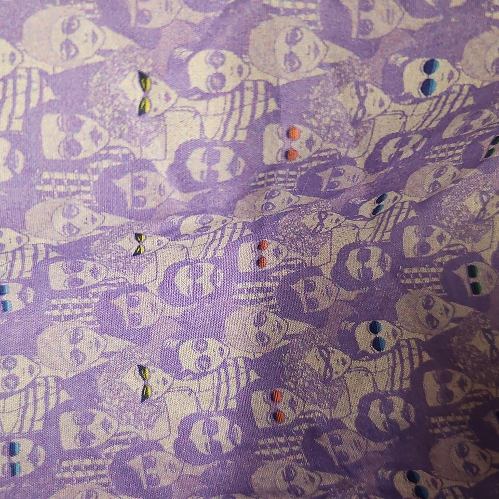 Robert Graham Purple Men's Shirt 4x SUCH AN INTERESTING PRINT! - Picture 5 of 9